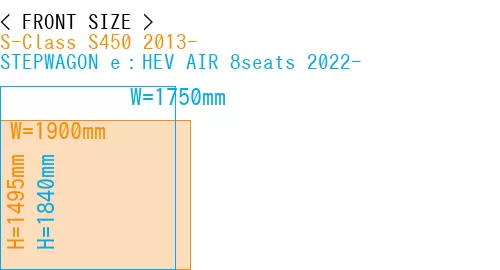#S-Class S450 2013- + STEPWAGON e：HEV AIR 8seats 2022-